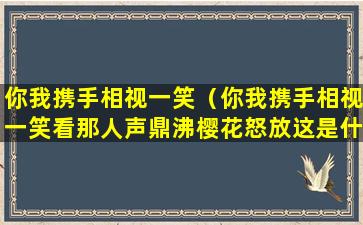 你我携手相视一笑（你我携手相视一笑看那人声鼎沸樱花怒放这是什么意思）