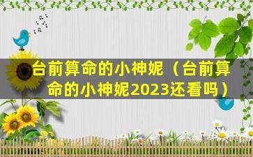 台前算命的小神妮（台前算命的小神妮2023还看吗）