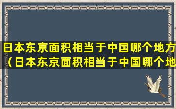 日本东京面积相当于中国哪个地方（日本东京面积相当于中国哪个地方的面积）