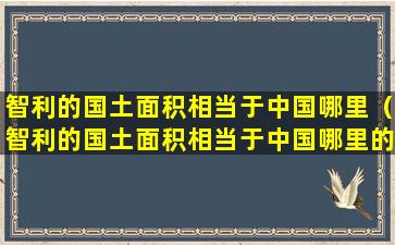 智利的国土面积相当于中国哪里（智利的国土面积相当于中国哪里的面积）