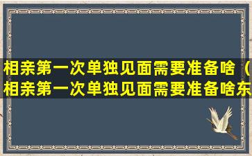 相亲第一次单独见面需要准备啥（相亲第一次单独见面需要准备啥东西）