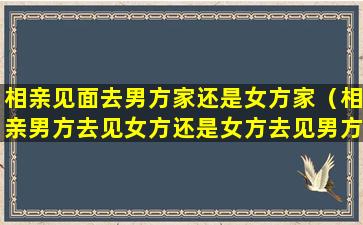 相亲见面去男方家还是女方家（相亲男方去见女方还是女方去见男方）