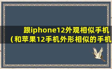 跟iphone12外观相似手机（和苹果12手机外形相似的手机有哪些）